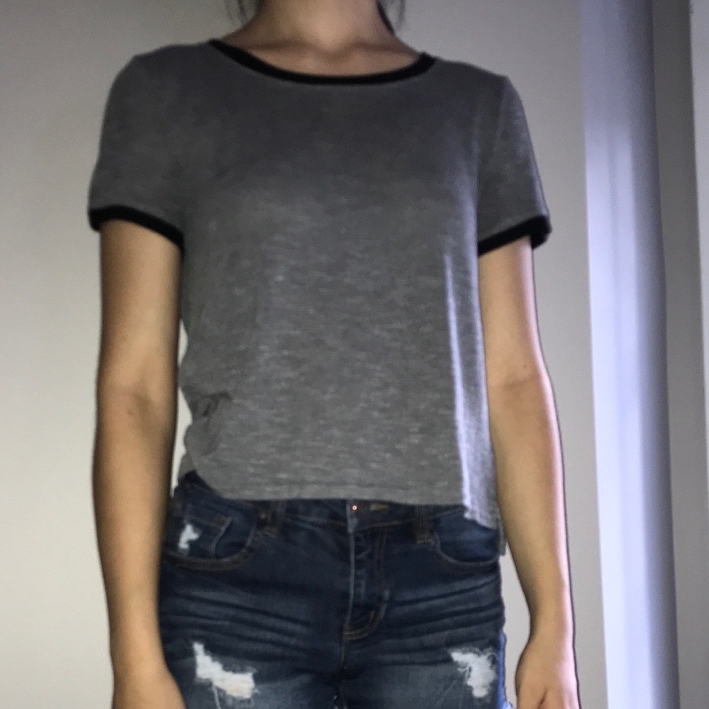 Basic Grey Tee - Picture 2 of 3